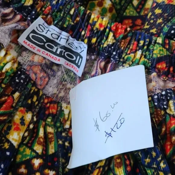 NWT Stanley Carroll Designer Corduroy Skirt - Picture 6 of 6